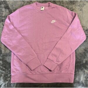 Medium Nike Sportswear Club French Terry Embroidered Logo Pullover Sweatshirt